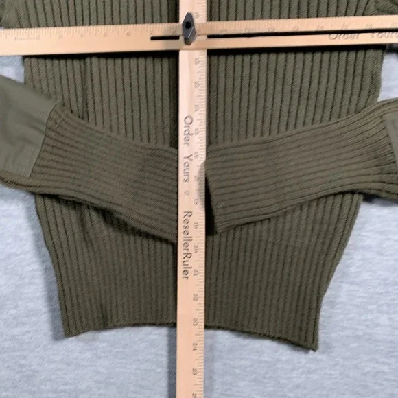 DSCP Valor Collection Sweater Mens 40 Olive‎ Green Wool Military Pullover Patch - Picture 7 of 11